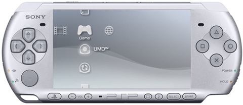 PSP Slim&Lite 3000 Console, Silver, Discounted